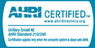 Kanartic AHRI Certified for our good hspf and seer values
